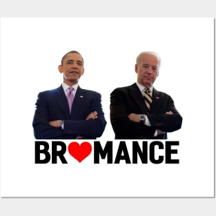 Obama & Biden - bromance Posters and Art